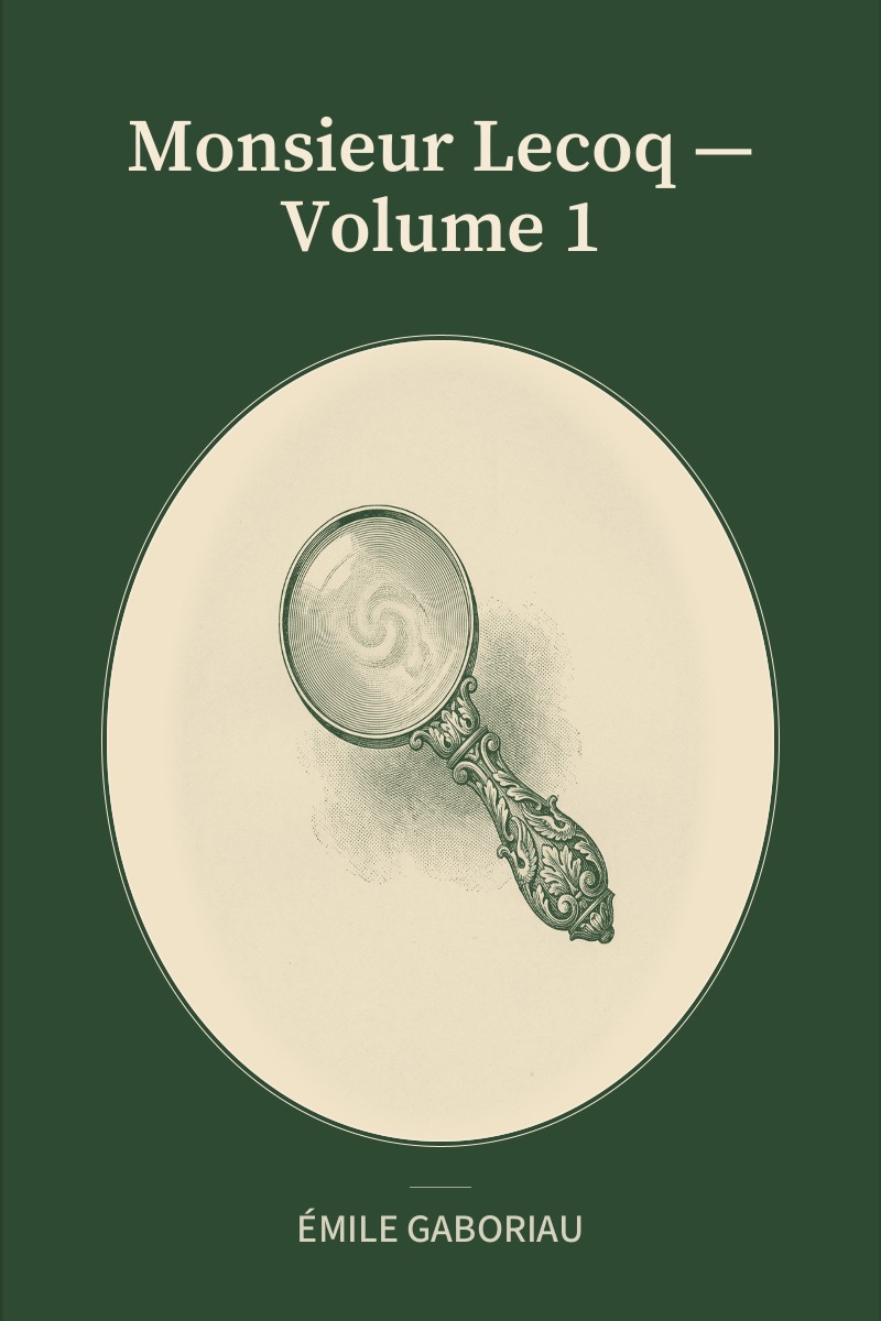 Monsieur Lecoq — Volume 1 cover